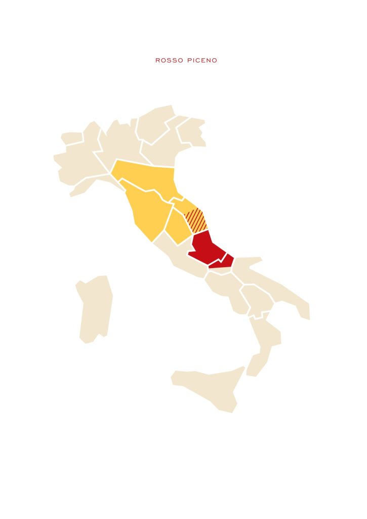 Area geografica di produzione del Rosso Piceno